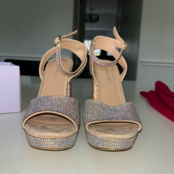 Summit Rhinestone Platform Sandals - Picture 5 of 9